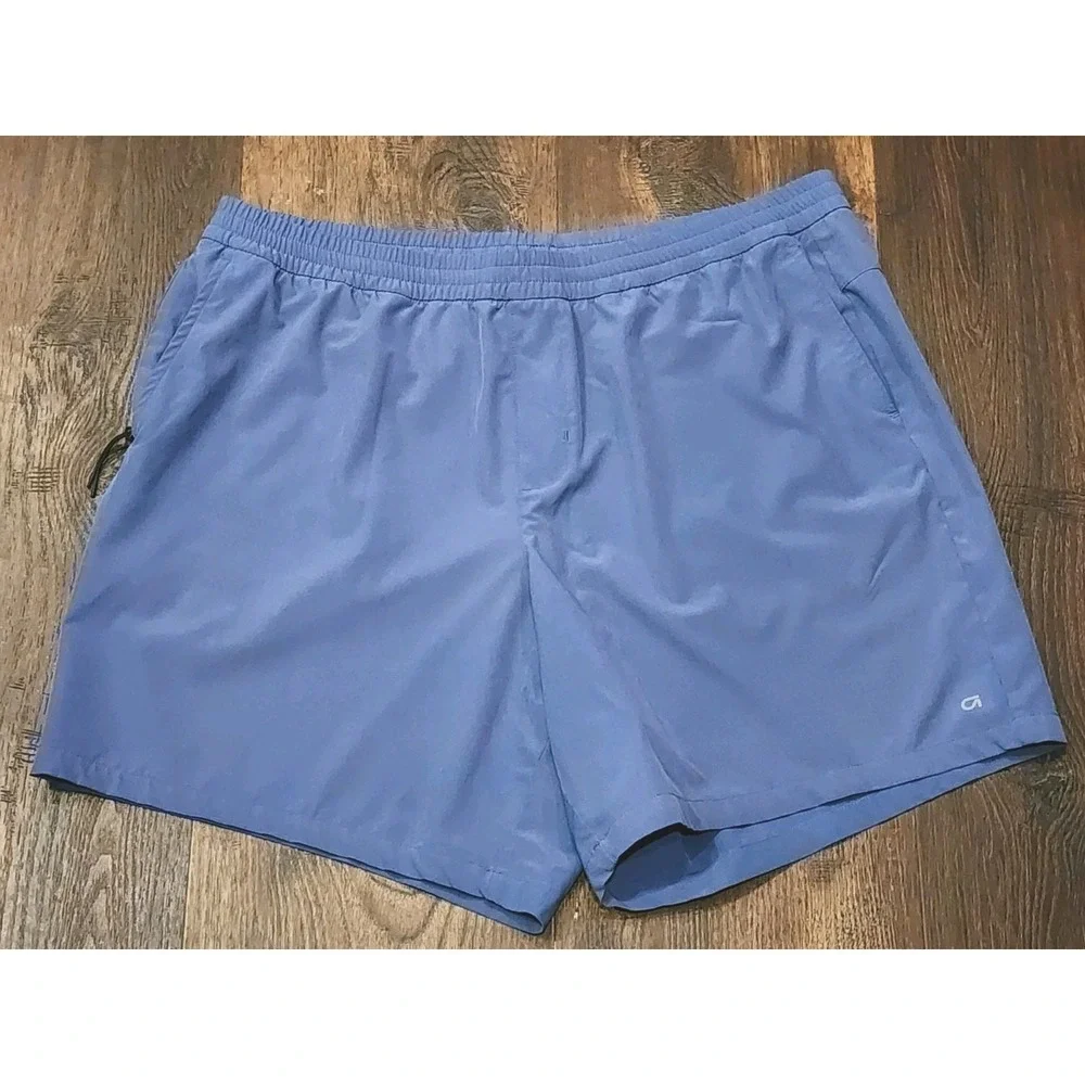 Gap Fit Men's Nylon Blue Athletic Shorts, Size XL, Inseam 7